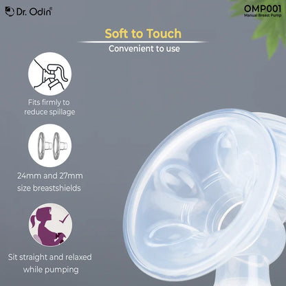 Dr Odin OMP001 breast pump silicone massage cushion and accessories