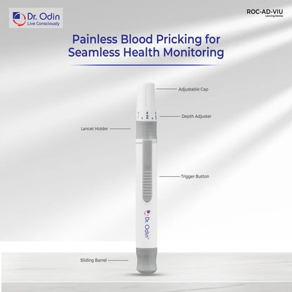 Dr Odin ROC-AD-VIU blood glucose lancing device