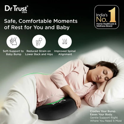 Dr Trust 3212 pregnancy support wedge with removable washable velvet cover