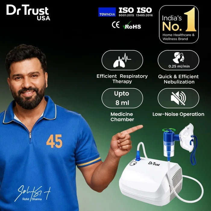 Dr Trust 417 AeroCare compact low-noise compressor nebulizer machine