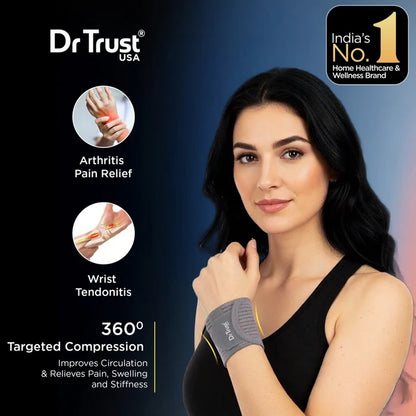 Dr Trust 4603 adjustable wrist support brace with Velcro strap