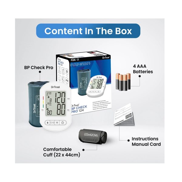 Dr Trust BP Monitor 124 automatic digital blood pressure machine

