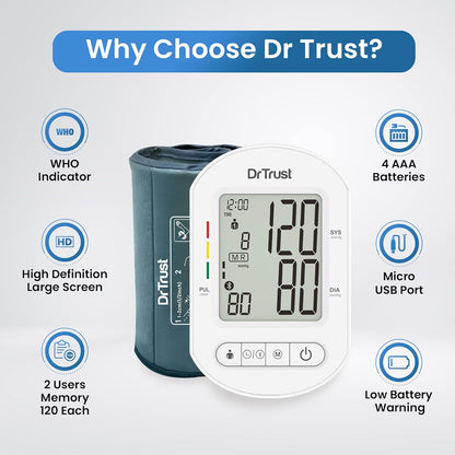 Dr Trust BP Monitor 124 digital BP machine for home monitoring

