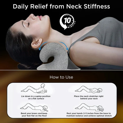 Dr Trust Neck Stretcher 366 C-shaped cervical stretching support device