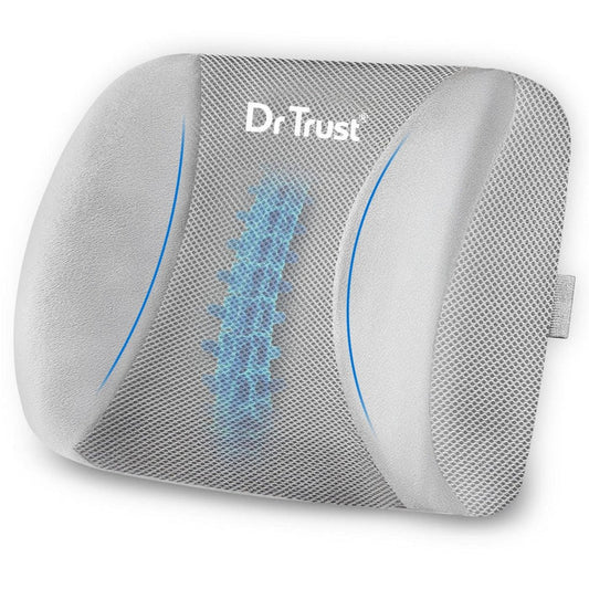Dr Trust USA 391 orthopaedic lumbar support pillow for lower back support