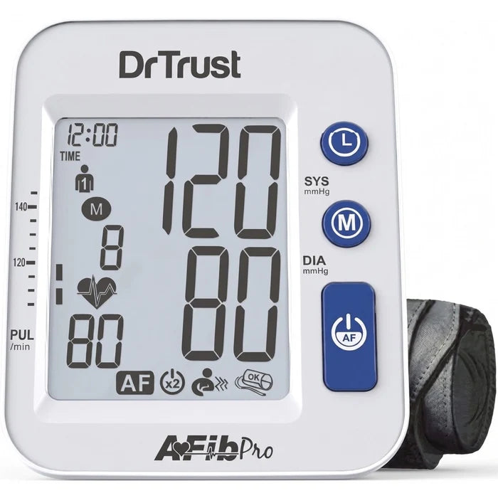 Dr Trust USA AccuTrack AFib Blood Pressure Monitor 130 with universal cuff