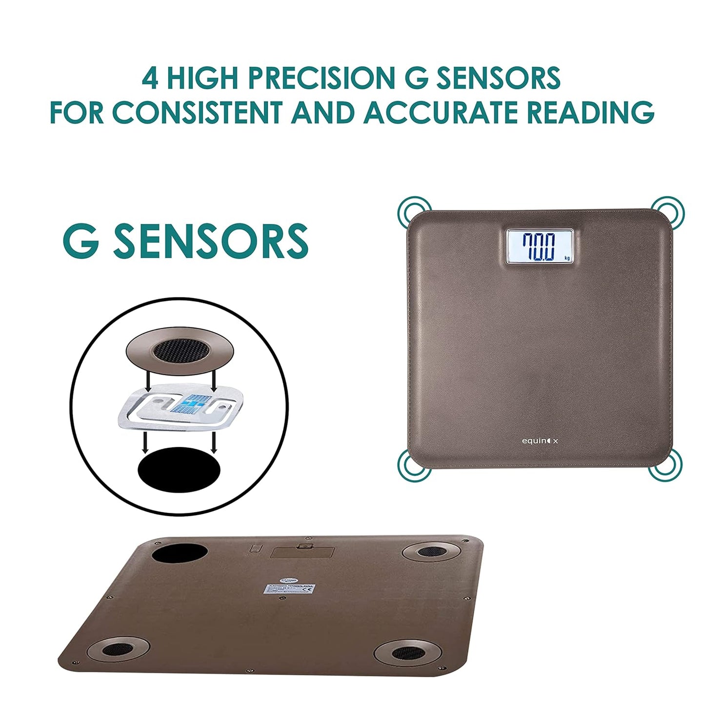 Equinox Personal Weighing Scale-Digital EQ-EB-6171L