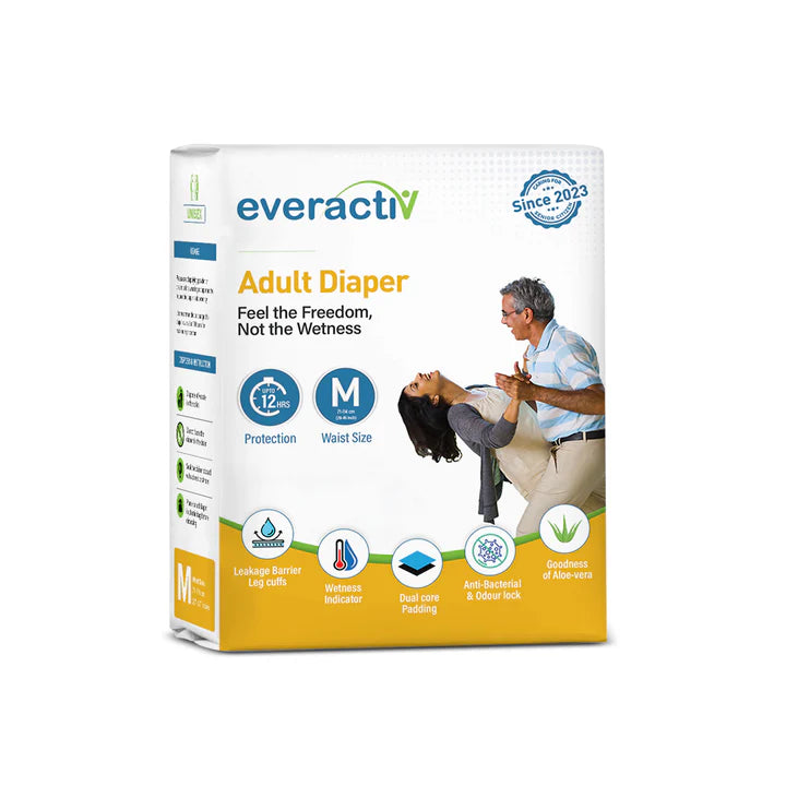 EverActiv Adult Diapers Tape Style Pack of 12