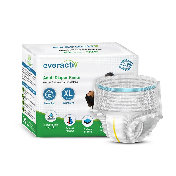 EverActiv adult diaper dual-core absorbent padding