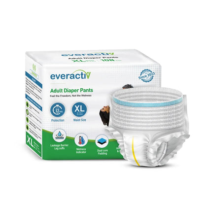 EverActiv adult diaper dual-core absorbent padding