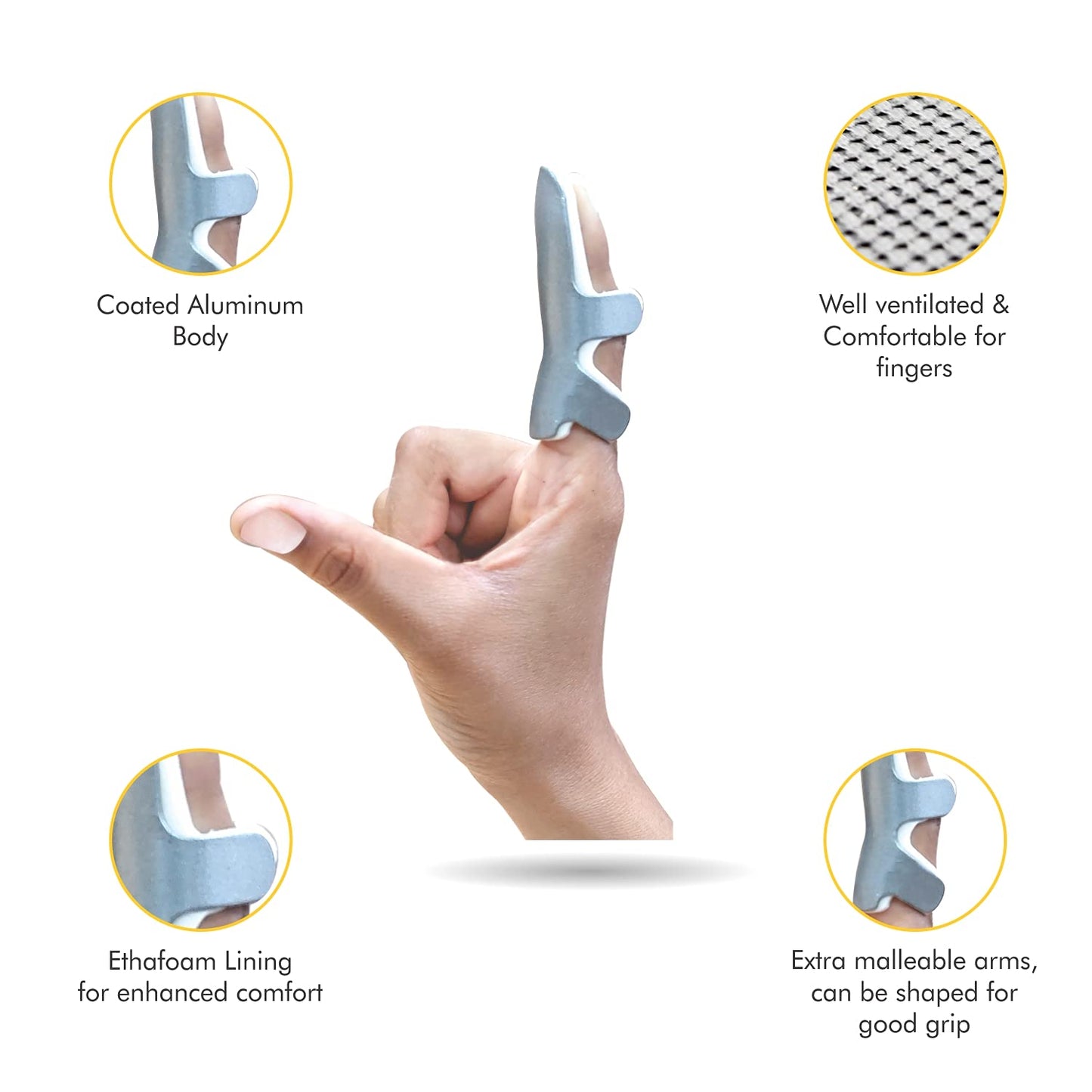 AccuSure Frog Finger Splint F1