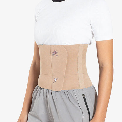 Flamingo 20 cm abdominal support belt worn around the abdomen