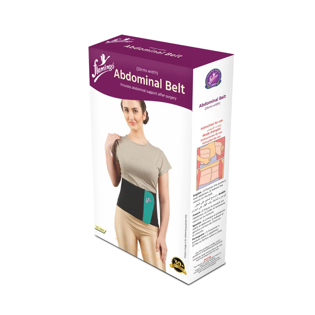 Flamingo Abdominal Belt 20 cm available colour and size options
