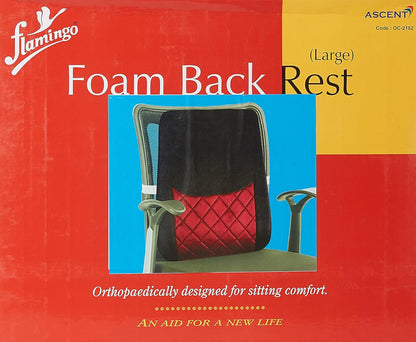 Flamingo Foam Back Rest adjustable elastic strap with buckle