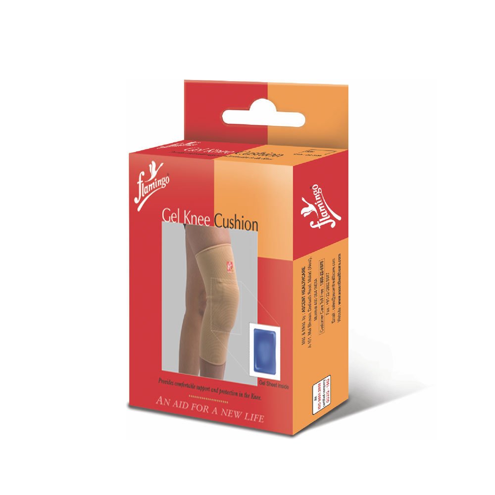 Flamingo Gel Knee Cushion for Prayer pair