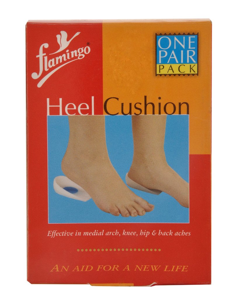 Flamingo Heel Cushion placed inside footwear