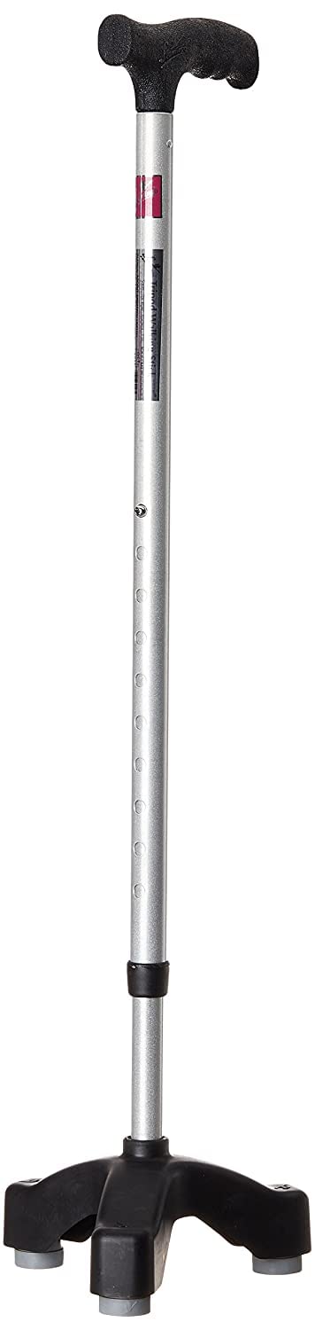 Flamingo Quadripod Walking Stick Four Point Base