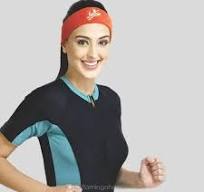 Flamingo sports headband made with soft absorbent towel material