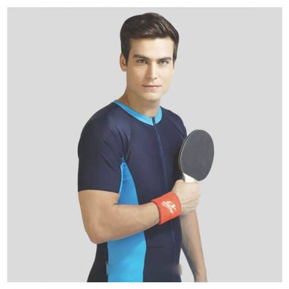 Flamingo sports wrist band with soft towel material