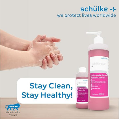 Microshield 4 500ml surgical handwash bottle for hospitals and clinics