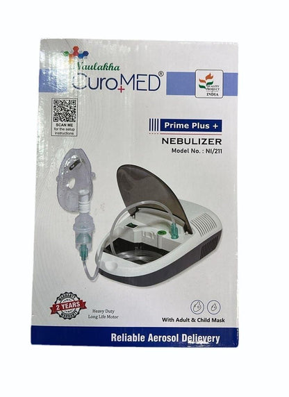 Naulakha CuroMed Prime Plus Nebulizer NI211 front view