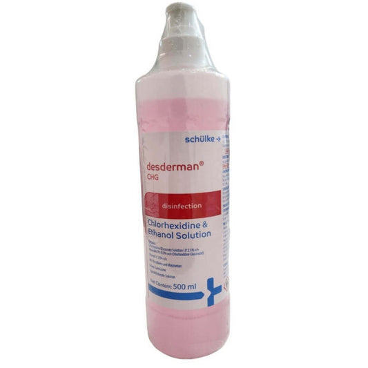 Schülke Desderman CHG Handrub 500 ml with Dispenser