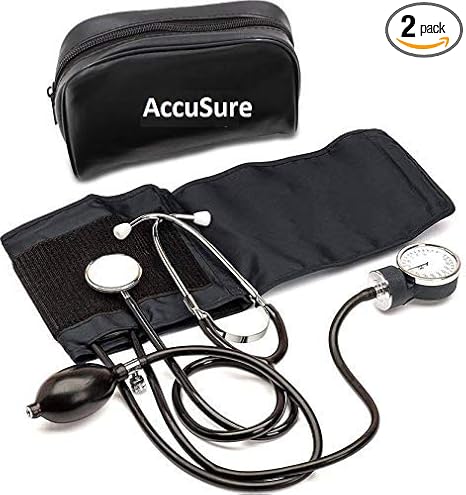 AccuSure Manual Blood Pressure Monitor With Stethoscope