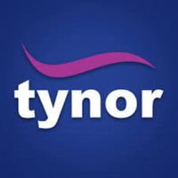 Tynor (healthcare products brand) logo on a blue background