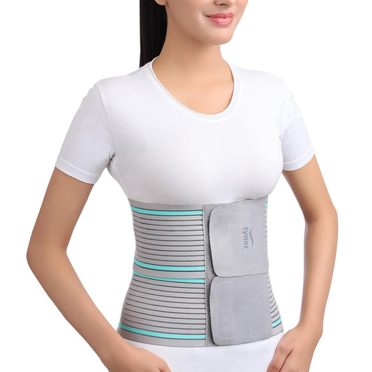 Tynor Abdominal Belt adjustable abdominal support grey