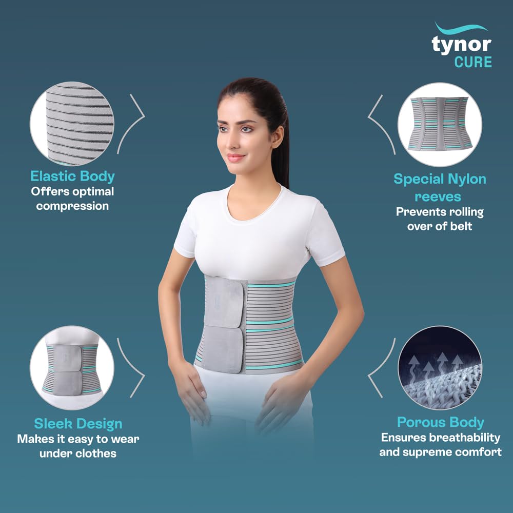 Tynor Abdominal Belt breathable elastic abdominal support