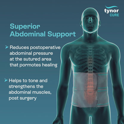 Tynor Abdominal Belt breathable elastic abdominal support