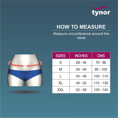 Tynor Abdominal Support breathable elastic webbing detail