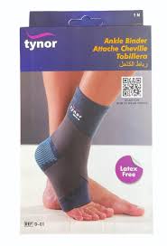 Tynor Ankle Binder grey adjustable ankle support