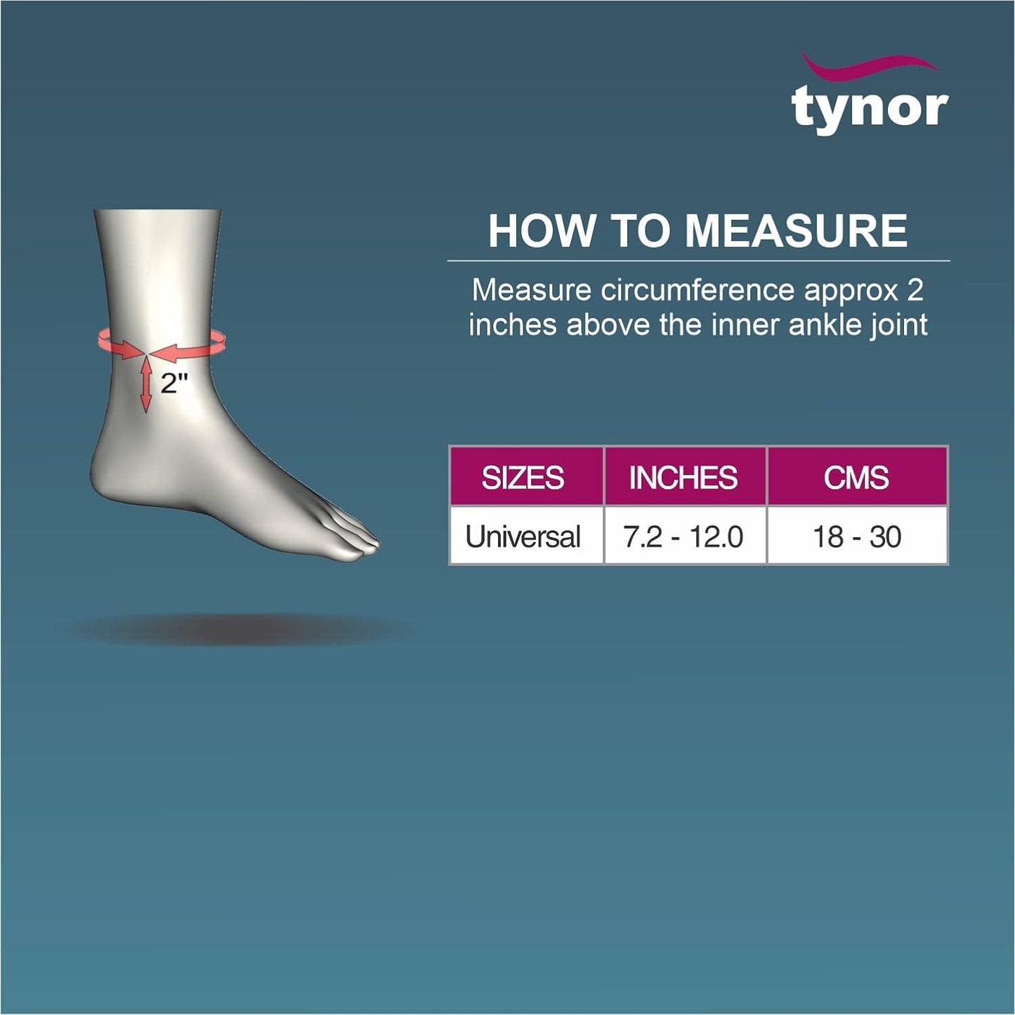 Tynor Ankle Support Neo adjustable compression ankle support