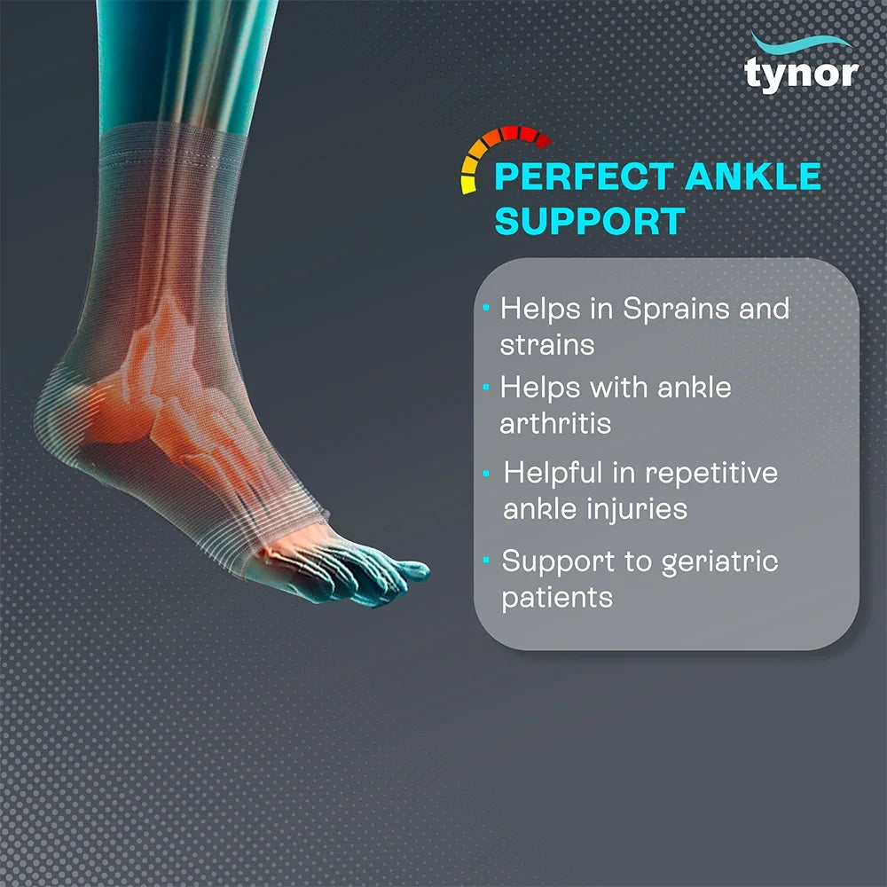 Tynor Anklet four way stretch ankle support
