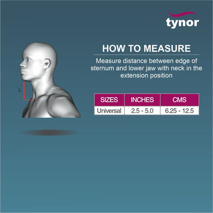 Tynor B27 PU foam cervical support pillow