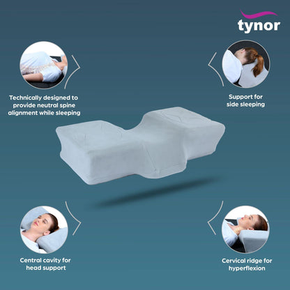 Tynor B27 anatomical pillow with central head support