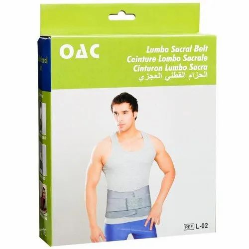 Tynor OAC Abdominal Belt L-03 grey adjustable abdominal support belt