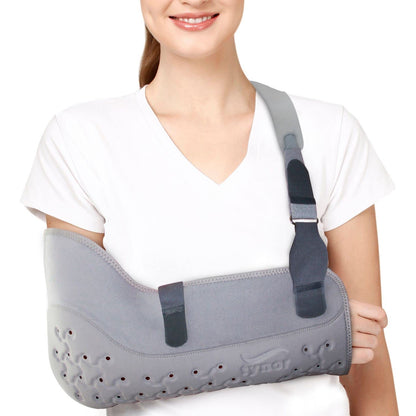 Tynor Pouch Arm Sling Urbane C-21 grey adjustable arm support