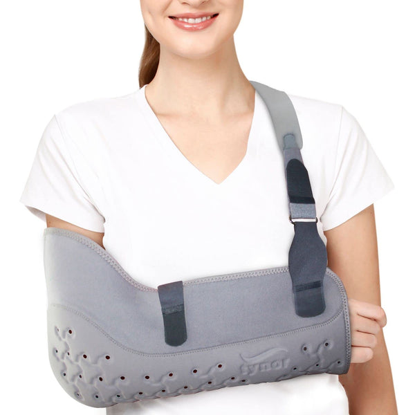 Tynor Pouch Arm Sling Urbane C-21 grey adjustable arm support