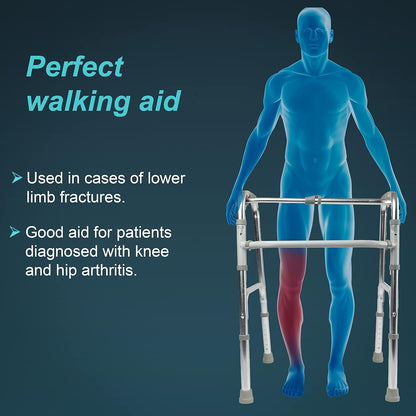 Tynor reciprocating walker adjustable walking frame

