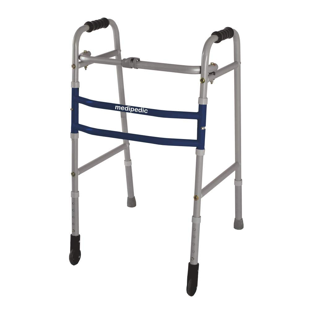 Vissco 0935 Medipedic Walker With Straight Castor Single Bar
