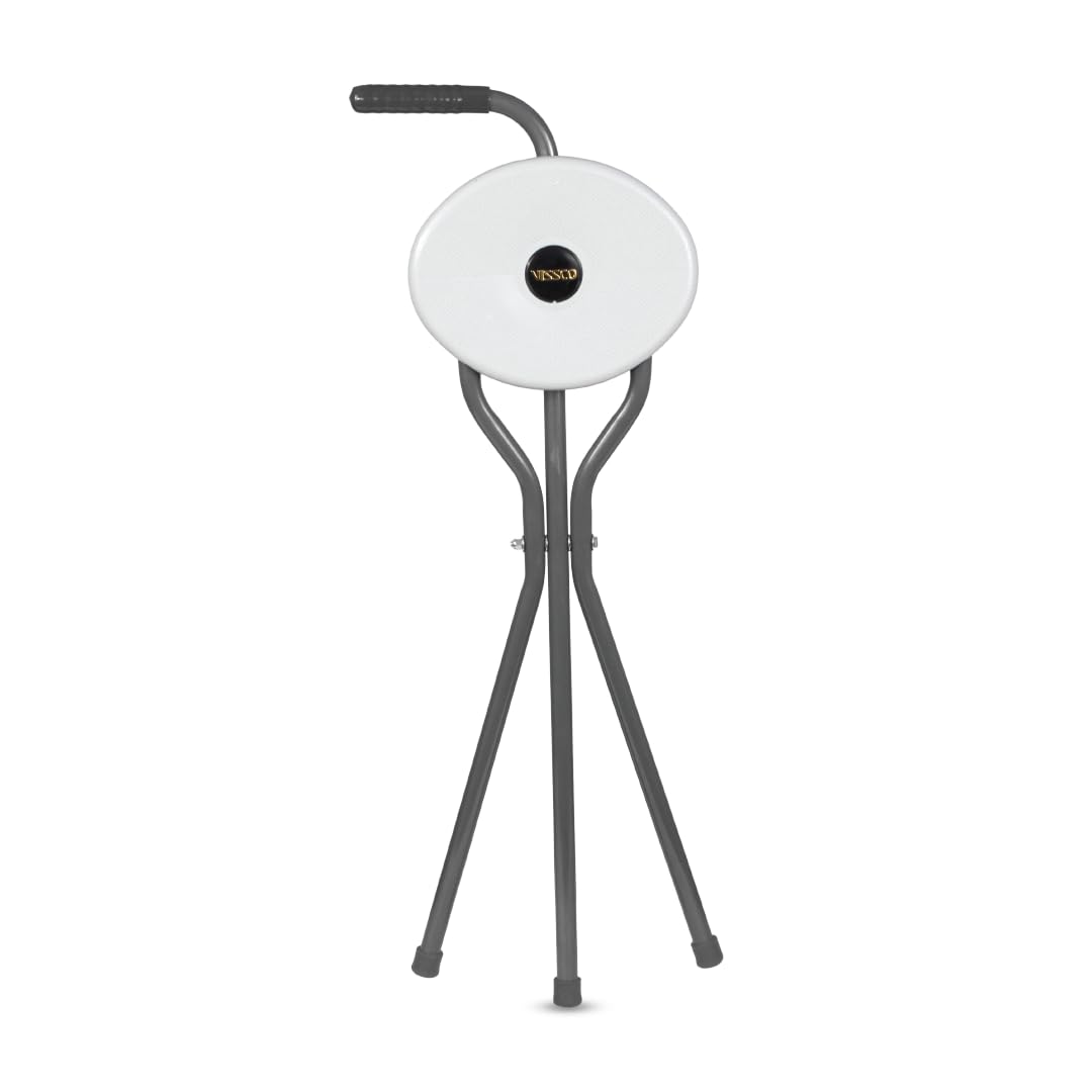 Vissco 0944 Avanti walking stick with foldable seat