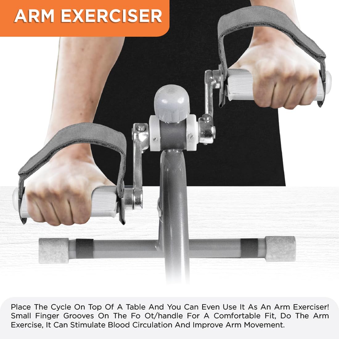 Vissco 1015 Cycle Exerciser with adjustable resistance and foot straps