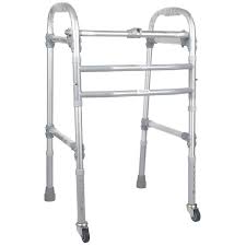 Vissco 2902 Dura Max walker with wheels foldable walking aid