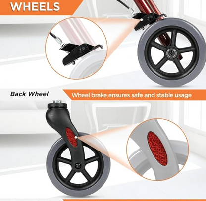 Vissco 2924 rollator walker storage basket

