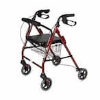 Vissco 2924 rollator walker with 8 inch wheels

