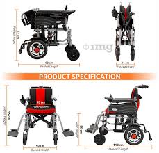 Vissco 2974 motorised wheelchair with easy to use controller