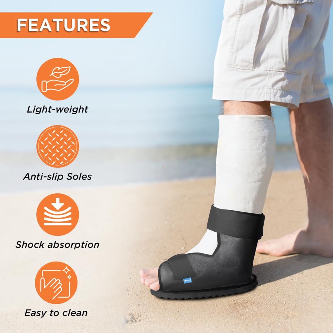 Vissco Cast Shoe 0804 for plaster cast protection