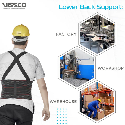 Vissco Core 0114 Industrial Back Support Belt for Heavy Lifting